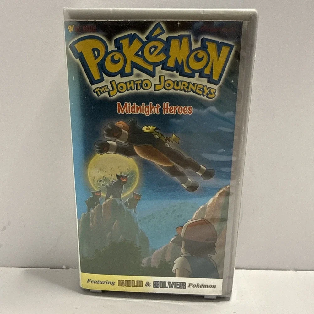 Pokemon Vol. 50: The Johto Journeys - Midnight Heroes  - VHS, 2002 - Tested